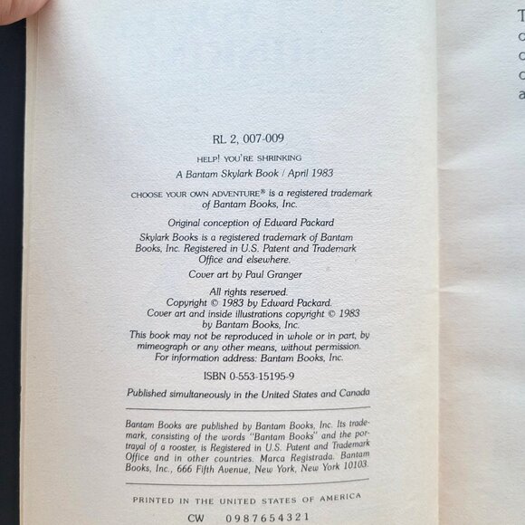 VINTAGE CHOOSE YOUR OWN ADVENTURE 1980s LOT OF 12 BOOKS SOME RARE 1ST EDITIONS - Picture 14 of 16